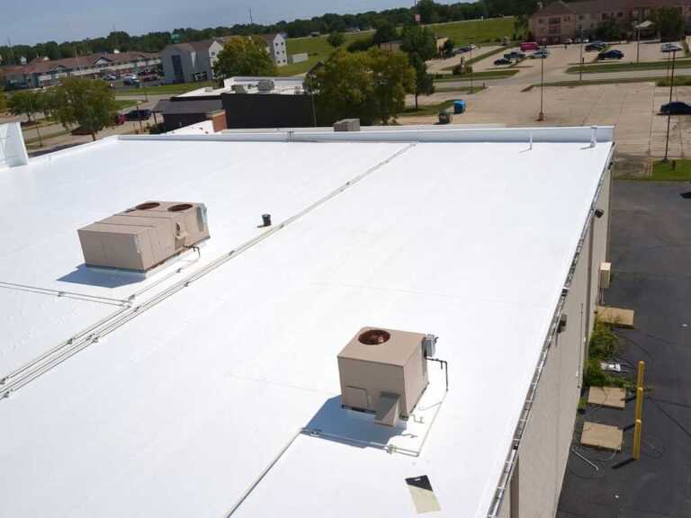 7commercial flat roof repair in springfield il